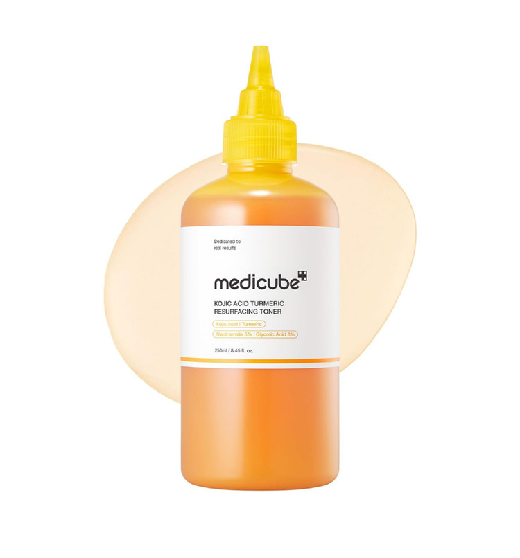 تونر روشنکننده و ضدلک زردچوبه کوجیک اسید مدیکیوب